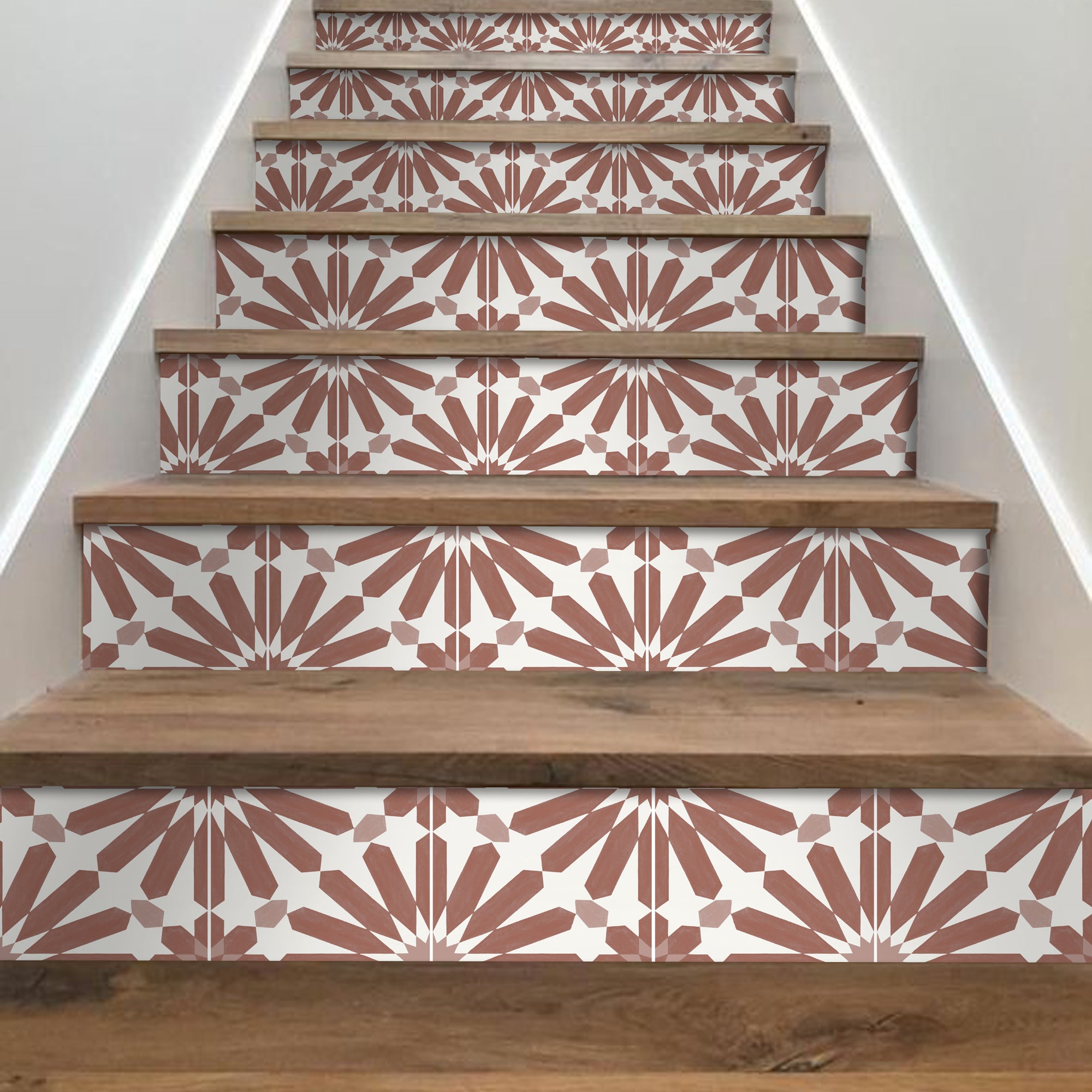 Stellino in Terracotta Stair Riser Stickers