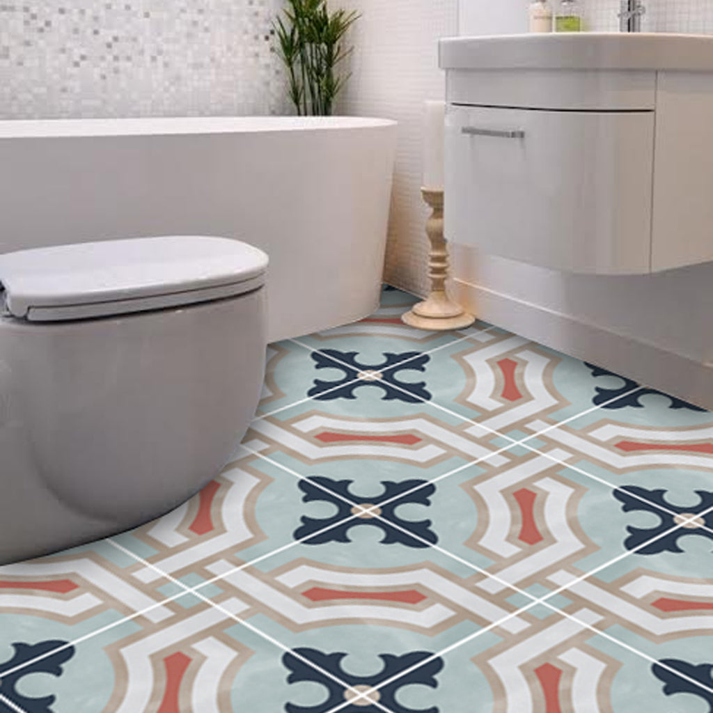 PROMO! Traliccio Vinyl Floor Sticker Pack - 8 pcs pack in 29.9 cm