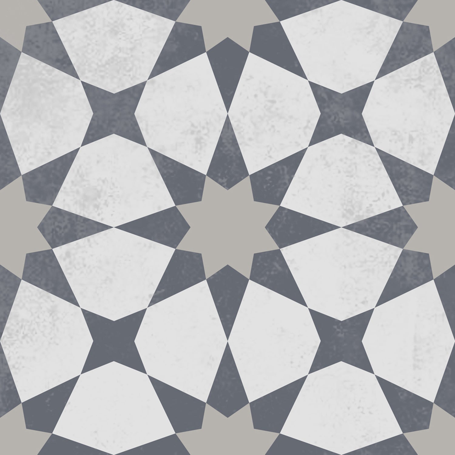 PROMO! Agadir in Grey Vinyl Tile Sticker - 12 pcs pack in 10 cm