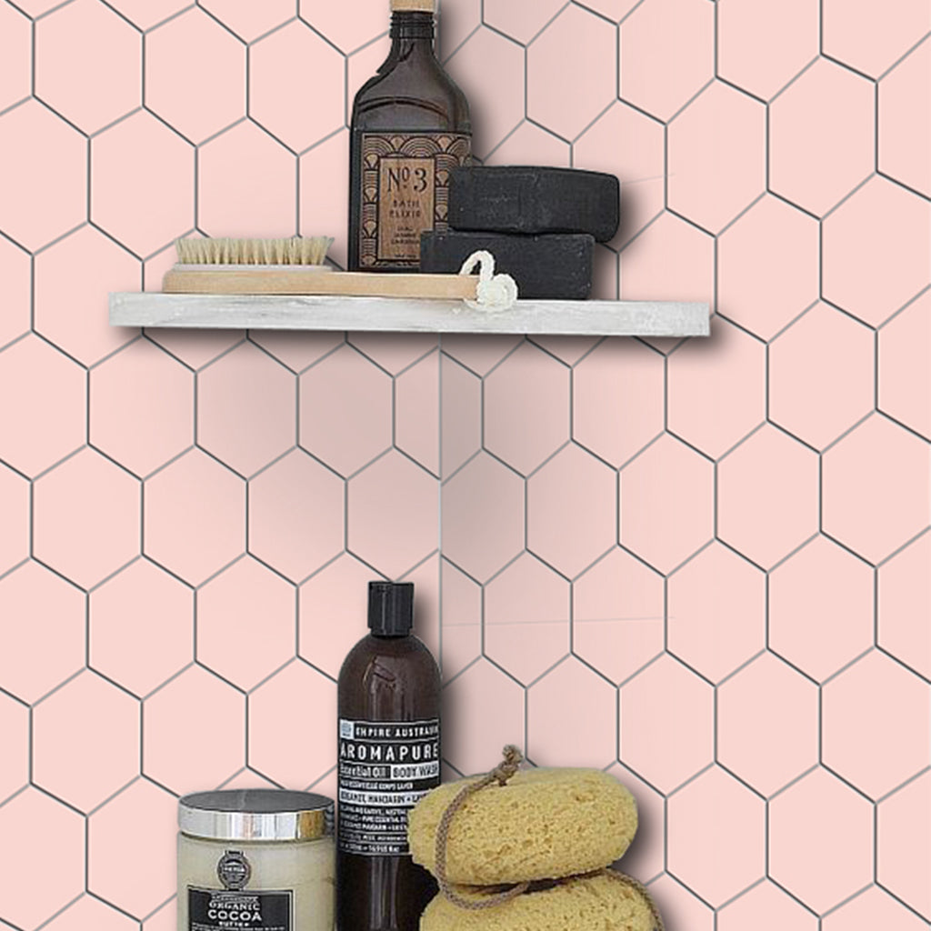 Hexa in Rose Wallpaper