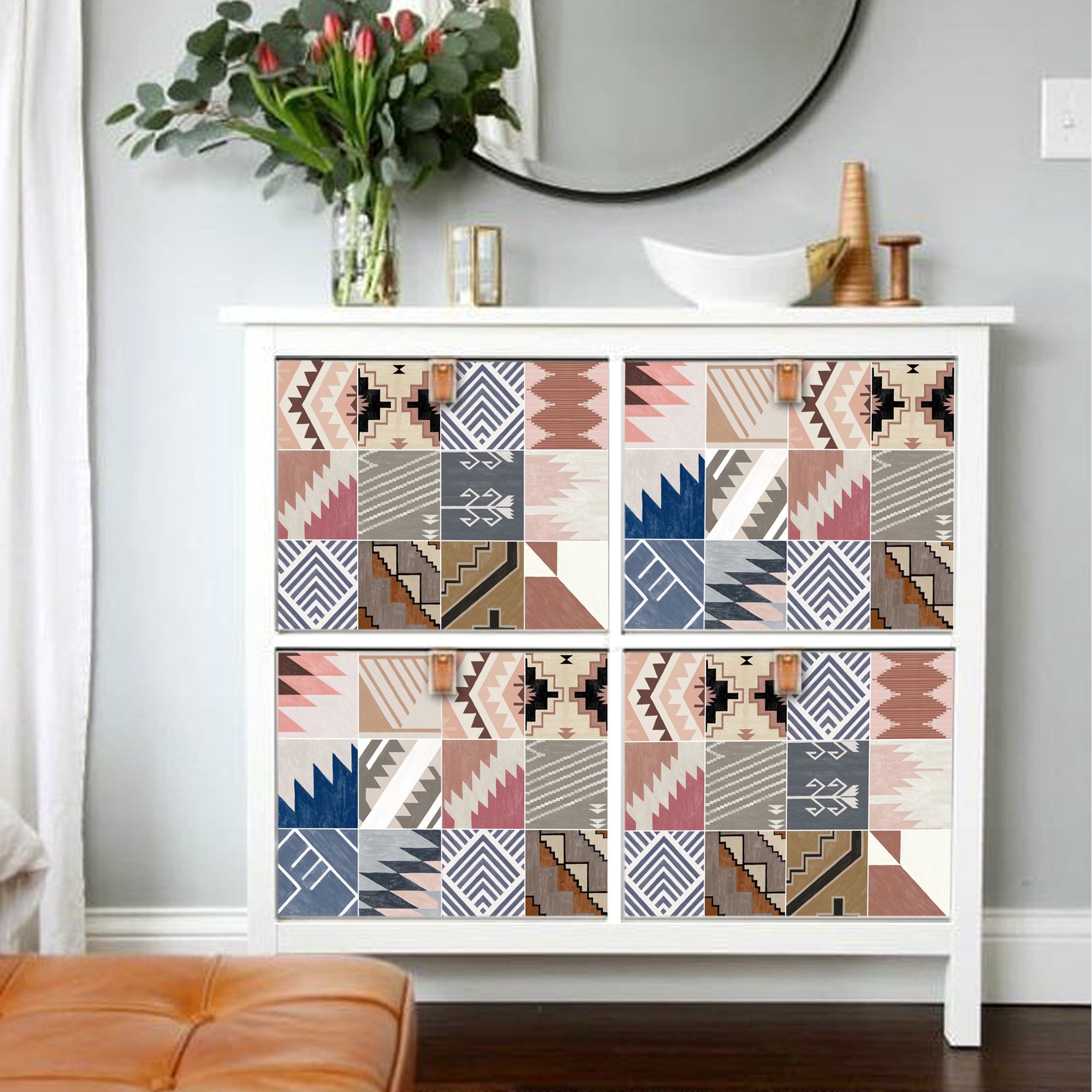Quadrostyle 18 Desert Loom Collection Tile Sticker Sampler Set inc. Free Shipping