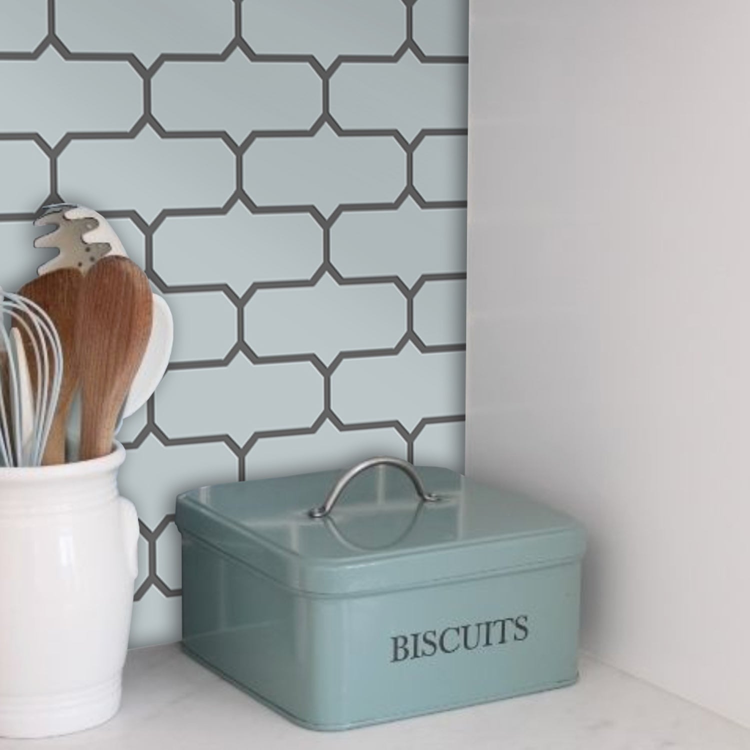 Mission in gentle grey Wallpaper