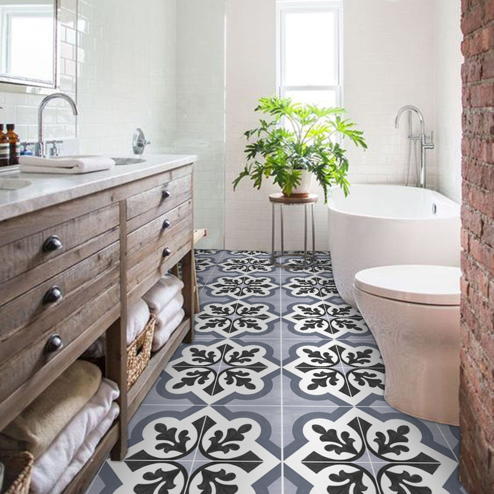 Hate your white tiled floor? You need to do this.