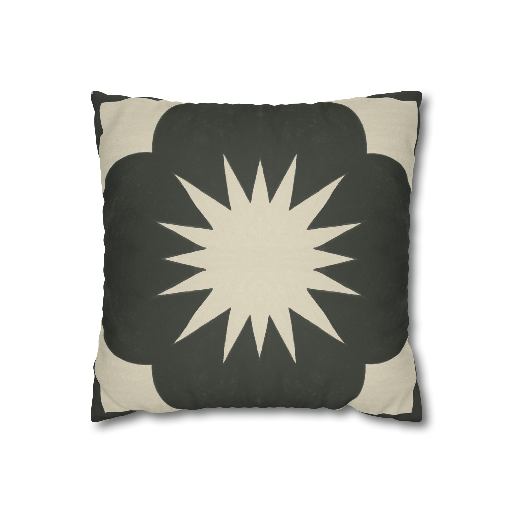 Toledo Graphite Microsuede Square Pillow Cover