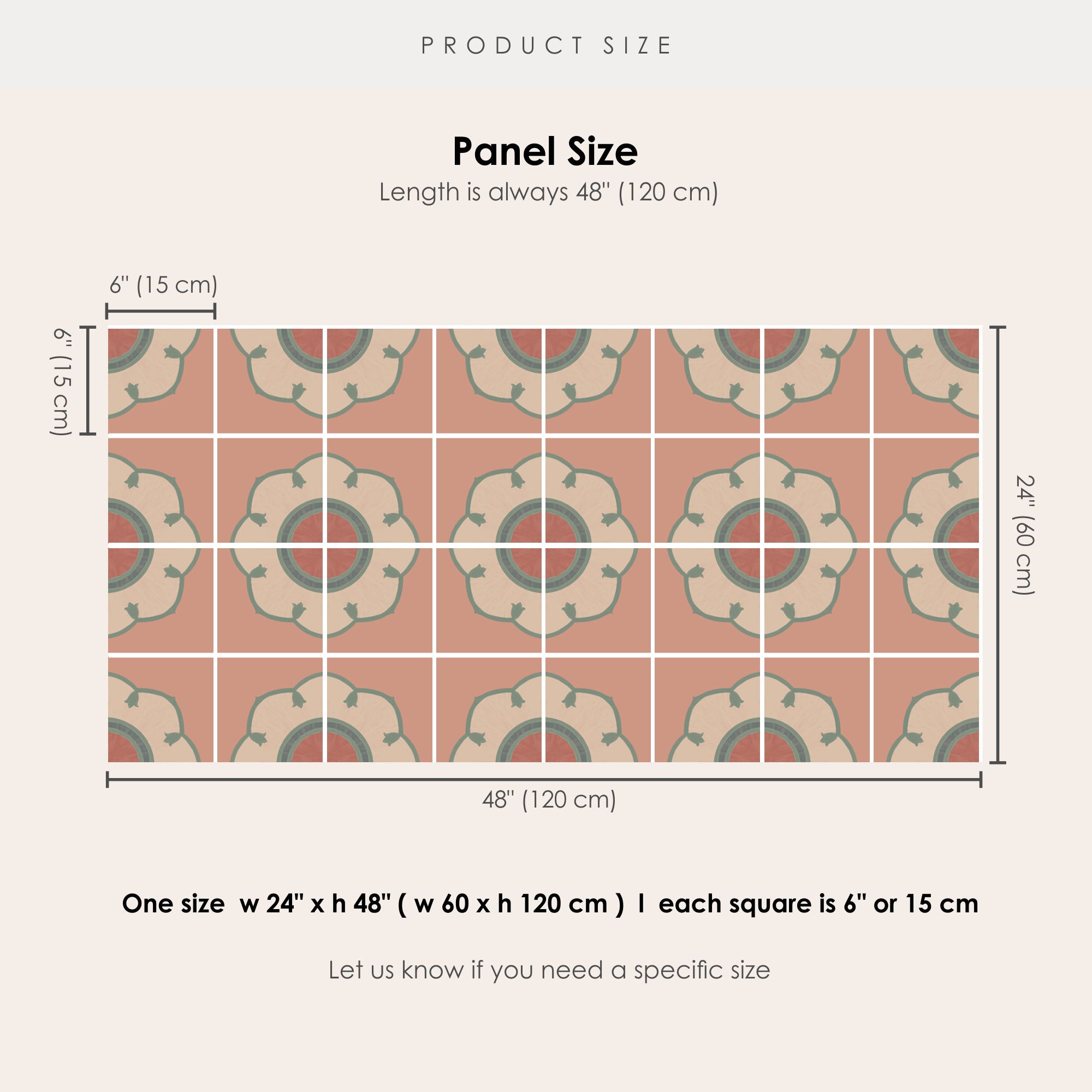 a diagram showing the size of a wallpaper