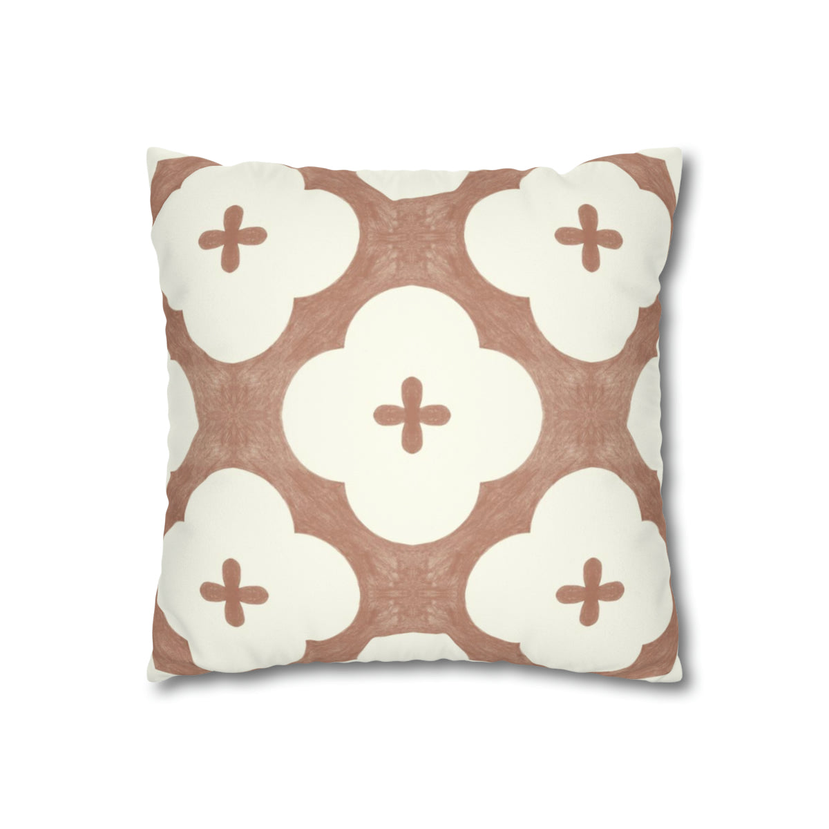 Claude Sienna Microsuede Square Pillow Cover