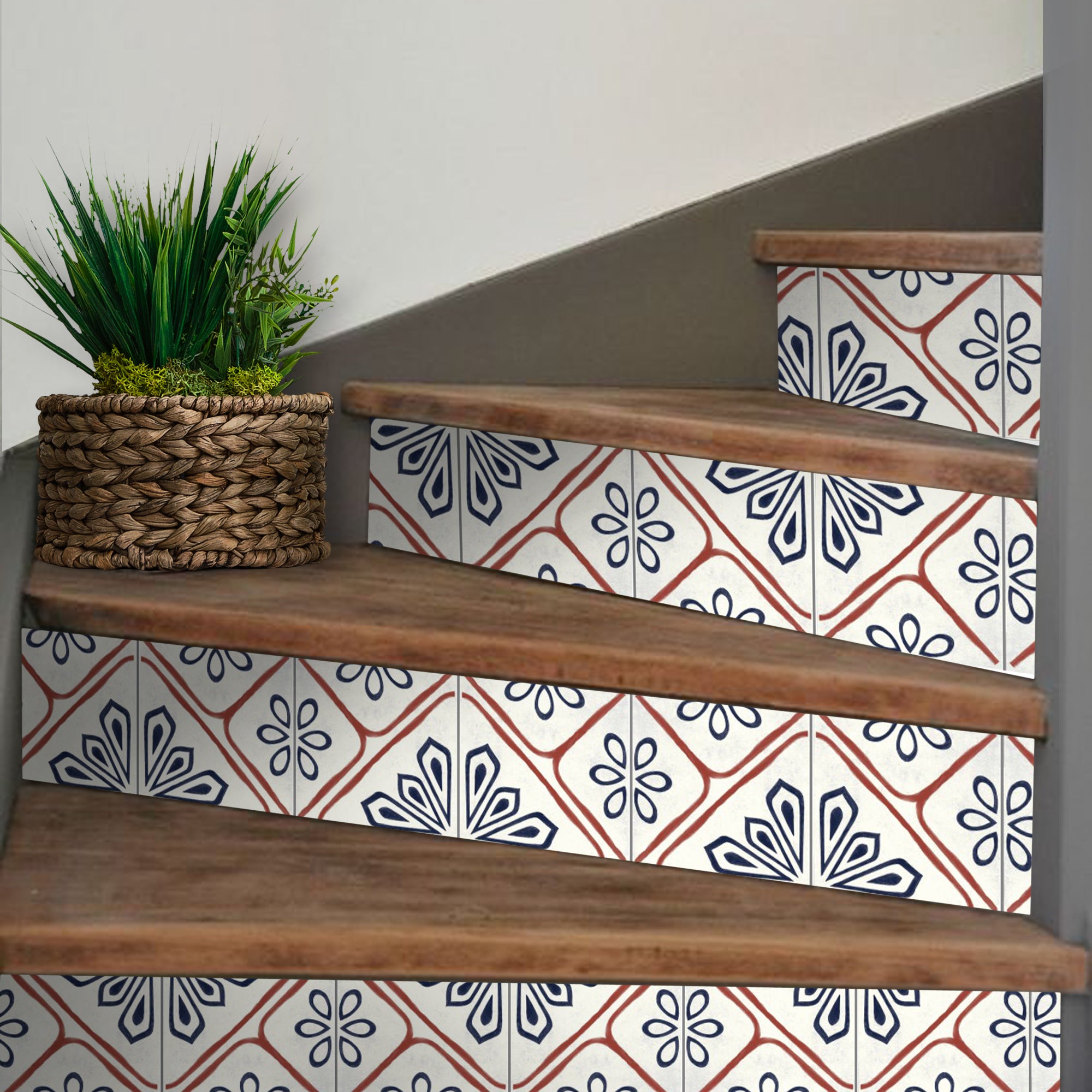 PROMO! Gaia Stair Riser Stickers - 6 strips in 7" height x 48" long