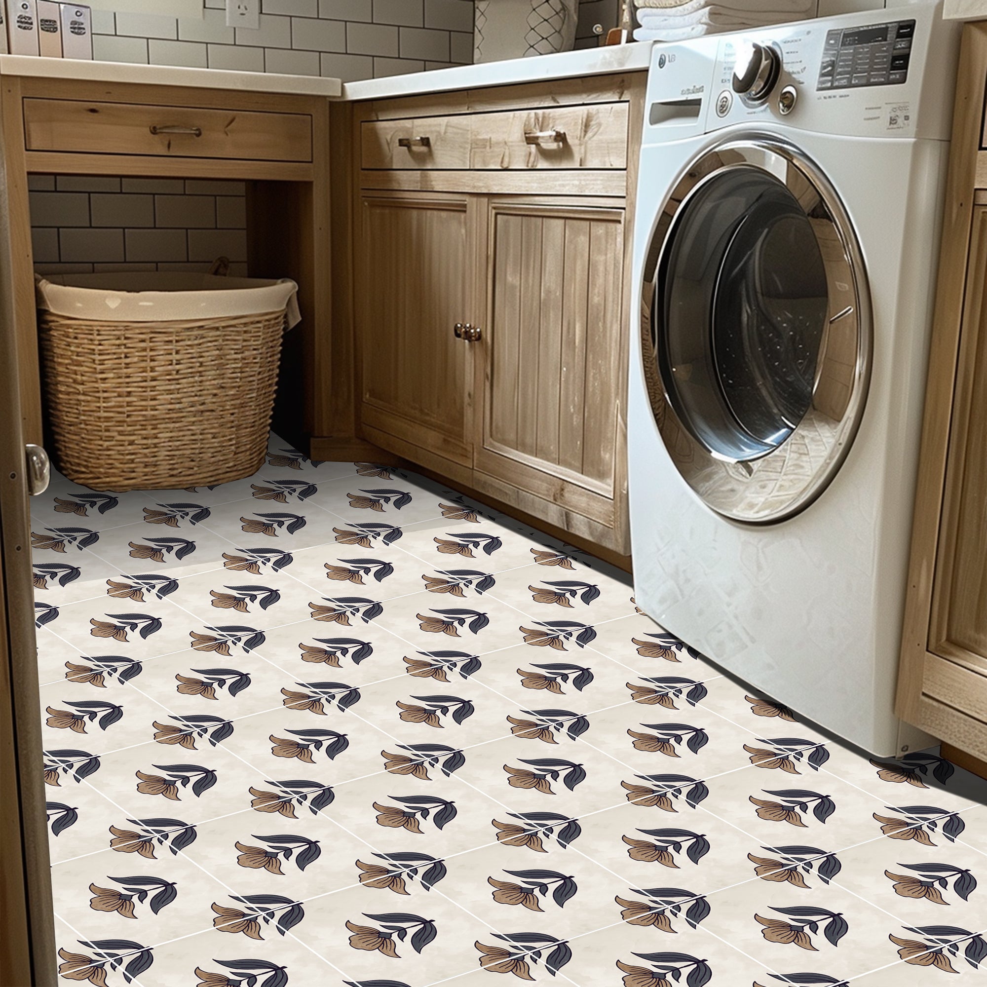 laundry room floor project