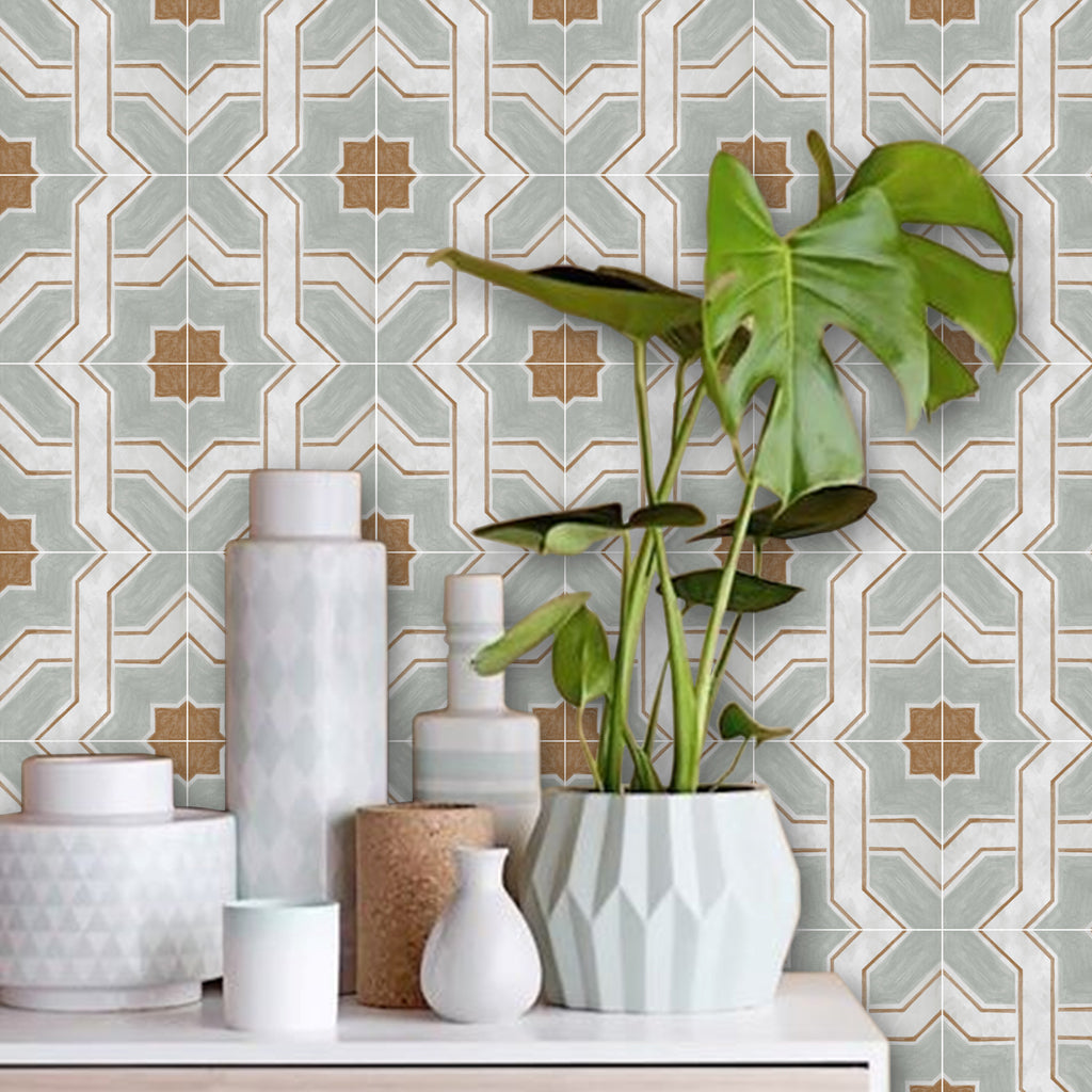 Custom Lattice Wallapaper Panel for Terri