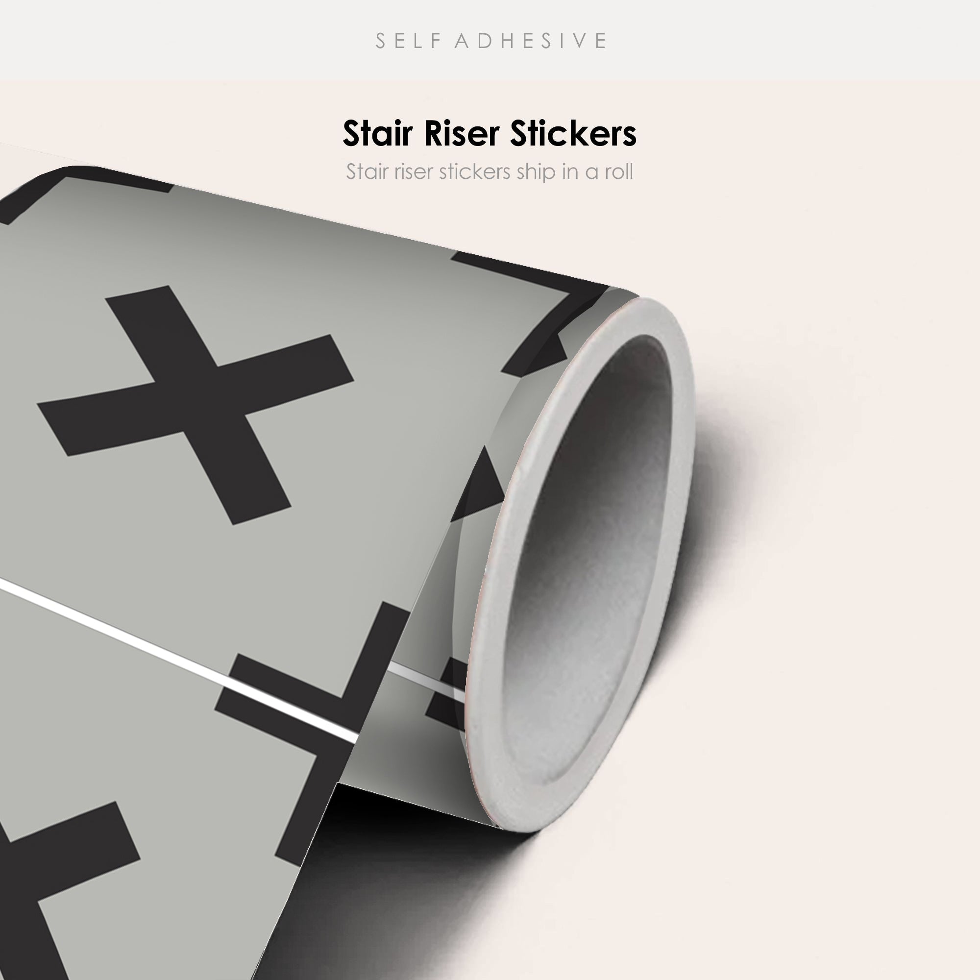 Kriss Kross Stair Riser Stickers