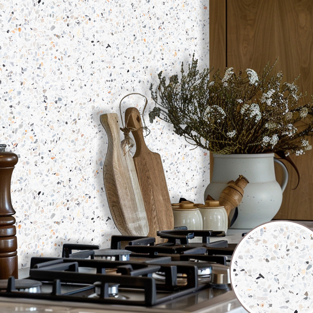 Terrazzo Beige Wallpaper