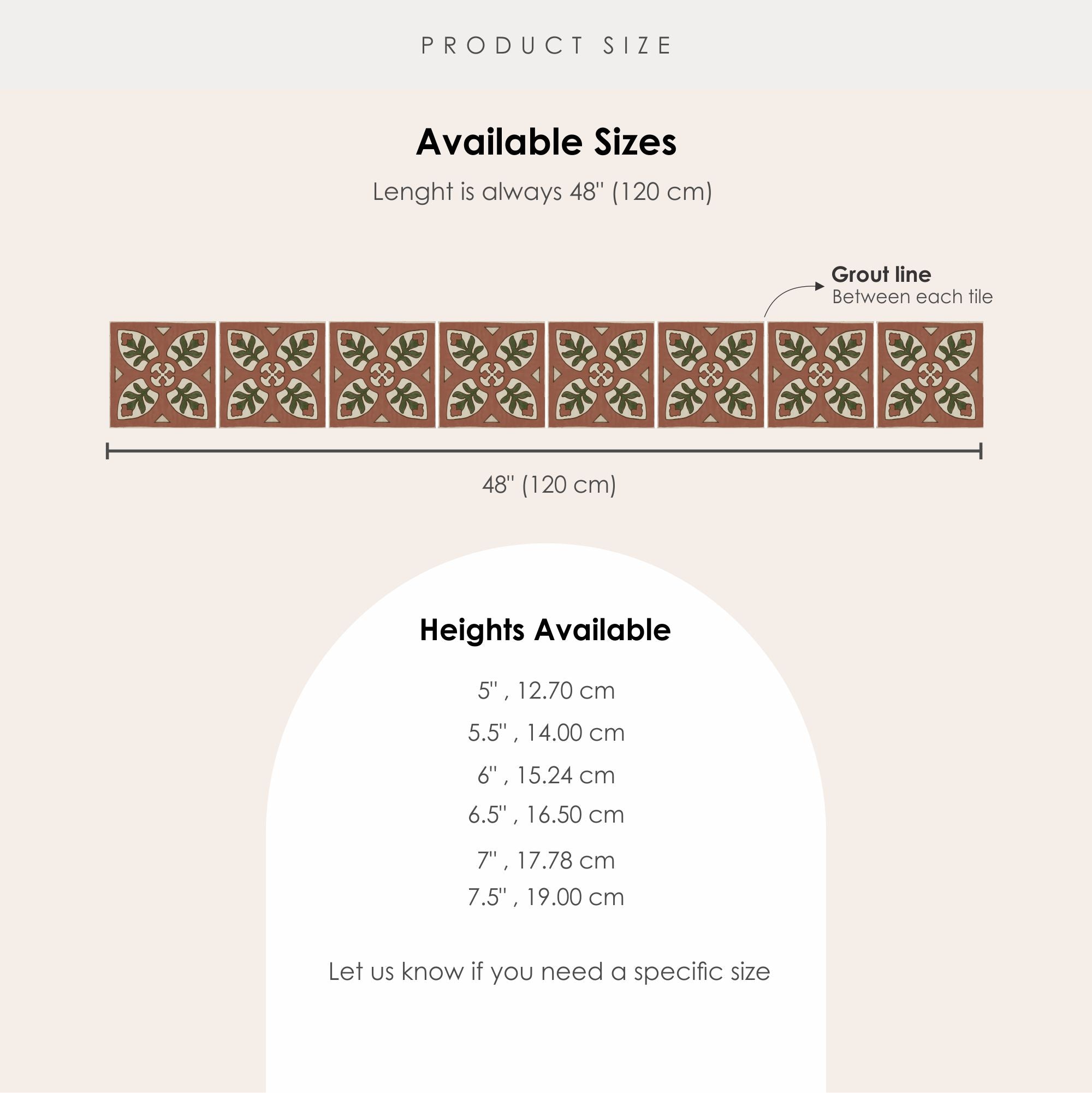 Cairo Stair Riser Stickers