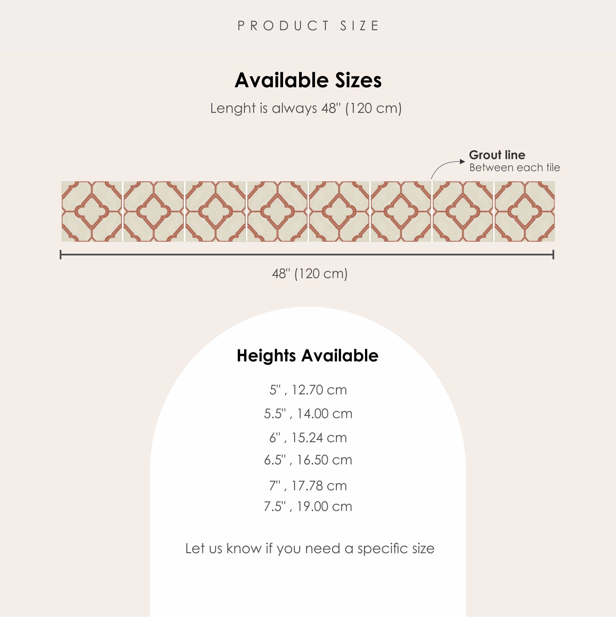 Marbella Stair Riser Stickers