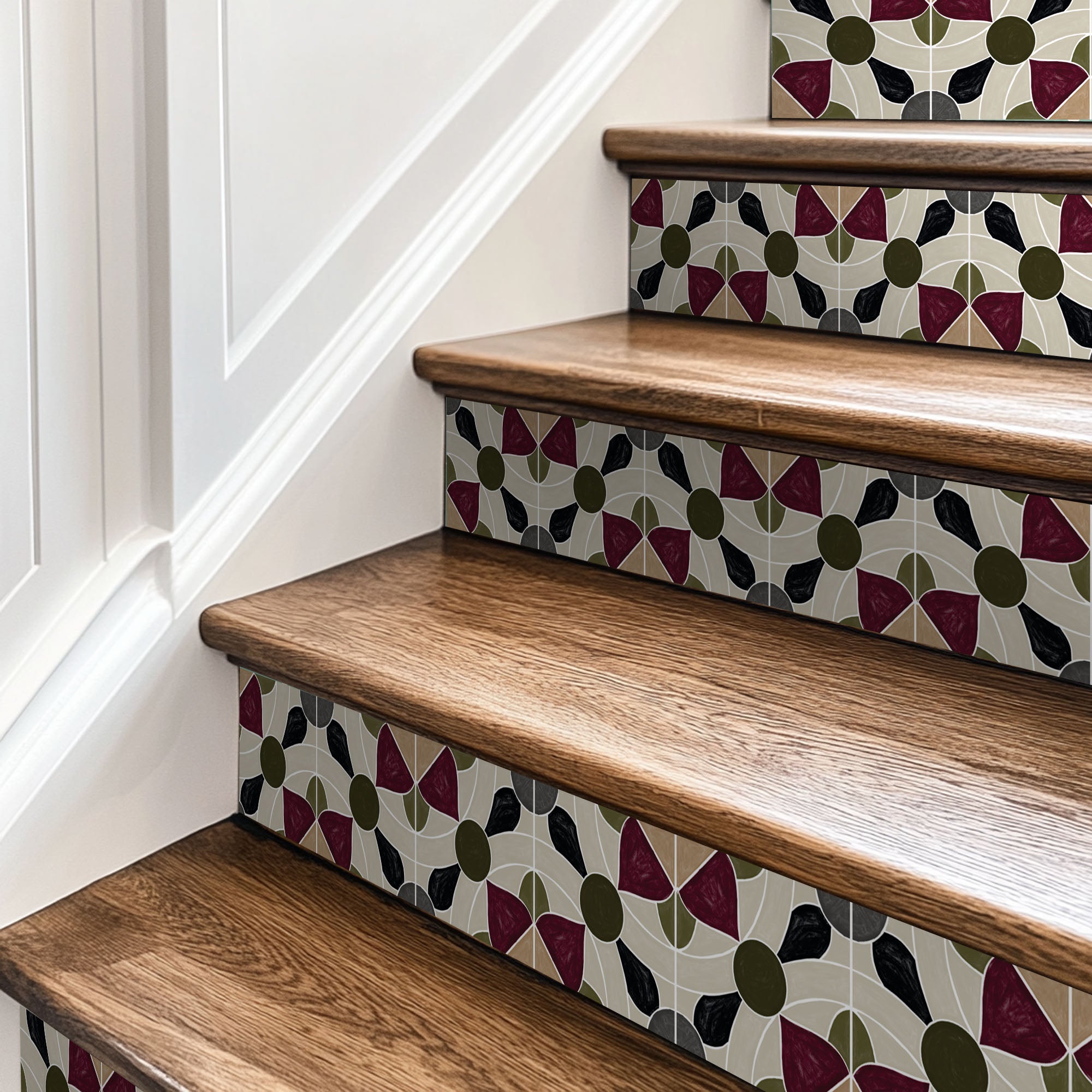 Lisbon in Wine Stair Riser Stickers