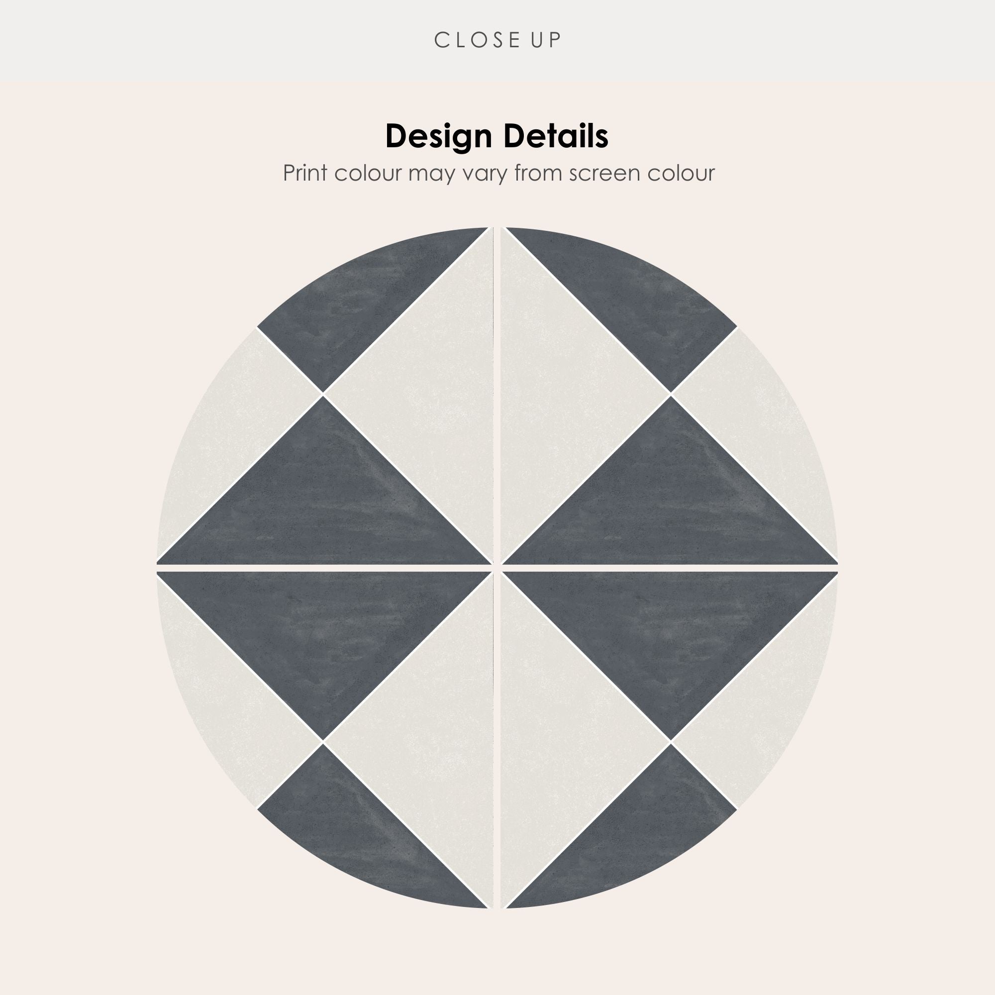 Norway Tile Stickers in Charcoal Grey