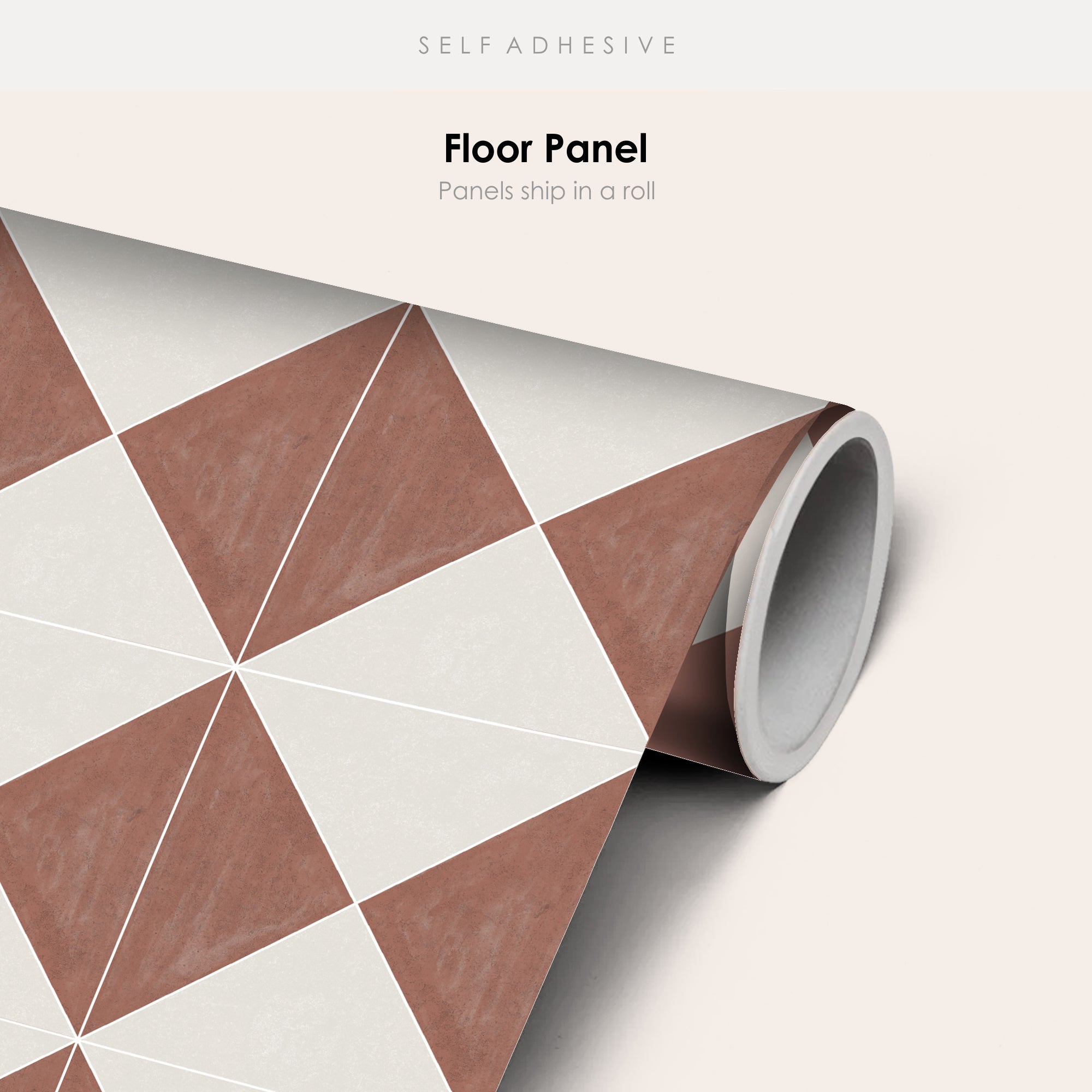 Norway Tile Stickers in Terracotta