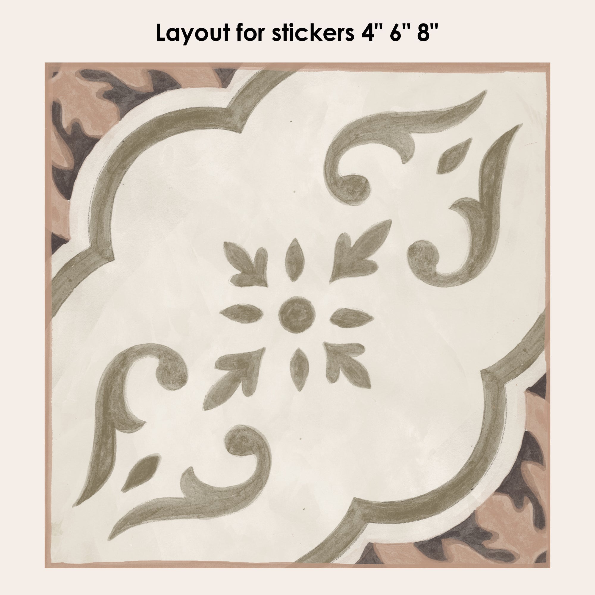 Petra Vinyl Tile Sticker