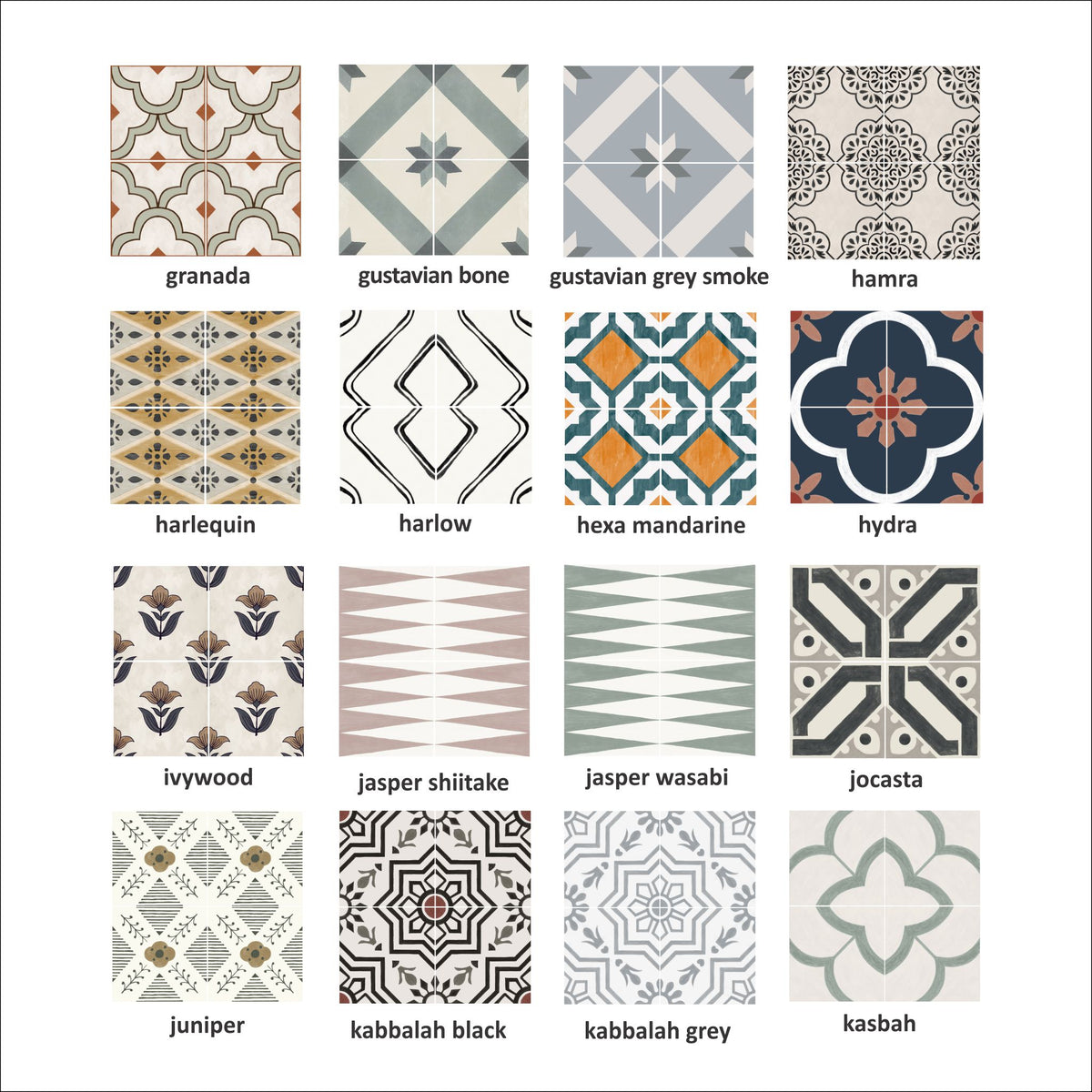 Tile Sticker Sample Bundle (set of 3 stickers)