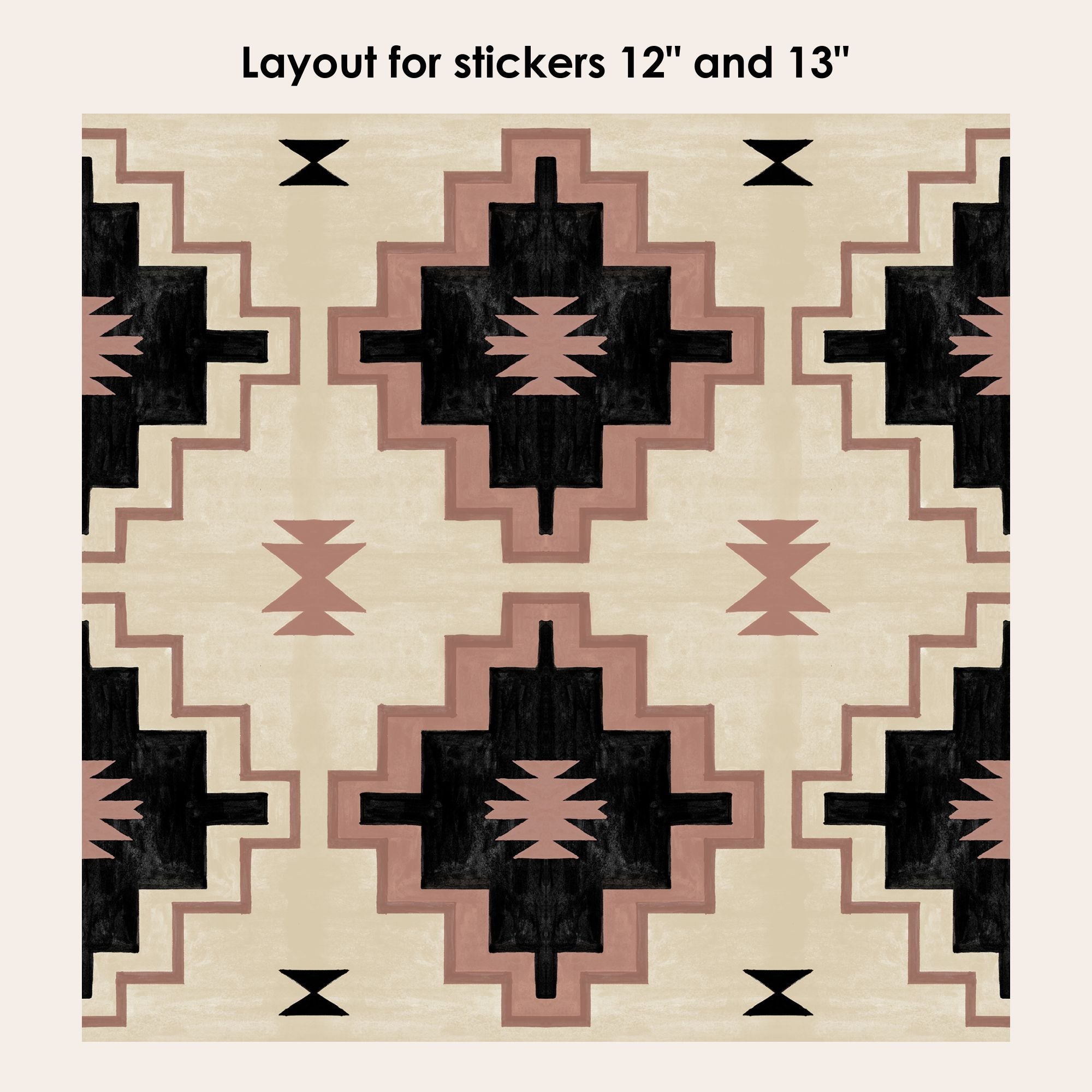 Navajo Vinyl Tile Sticker