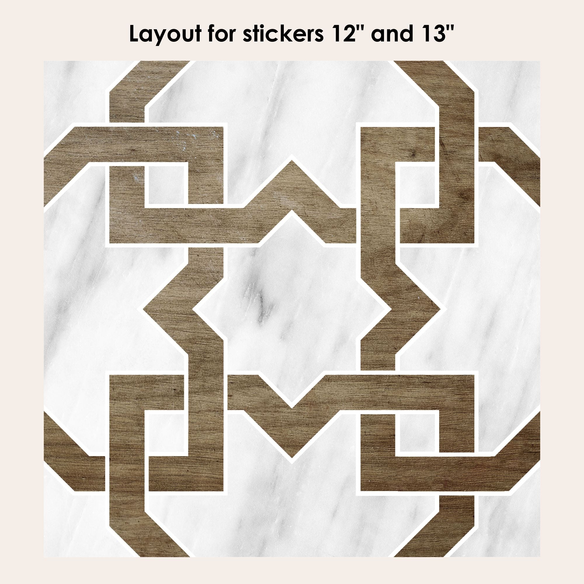 Zephyr Vinyl Tile Sticker