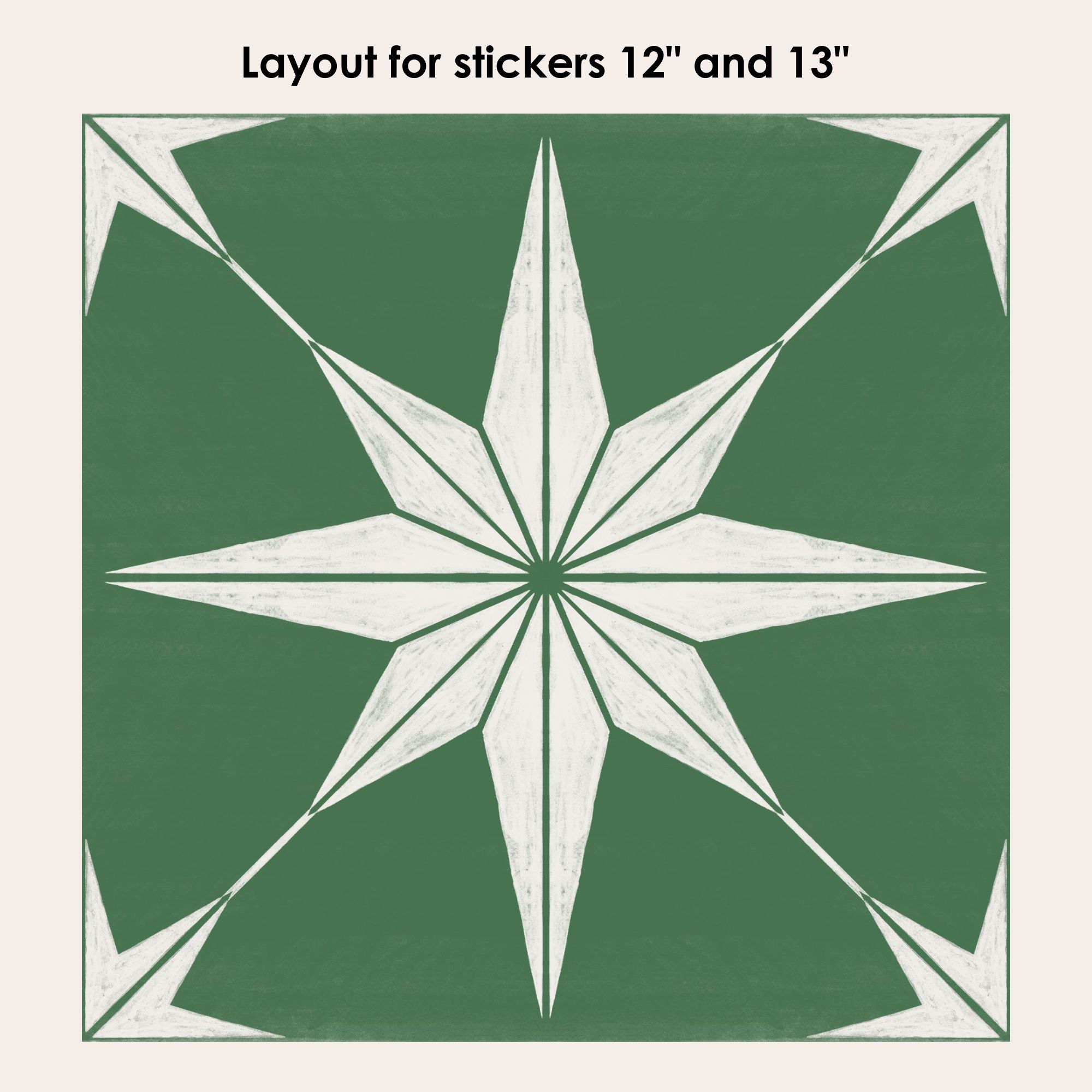 Astra Emerald Vinyl Tile Sticker