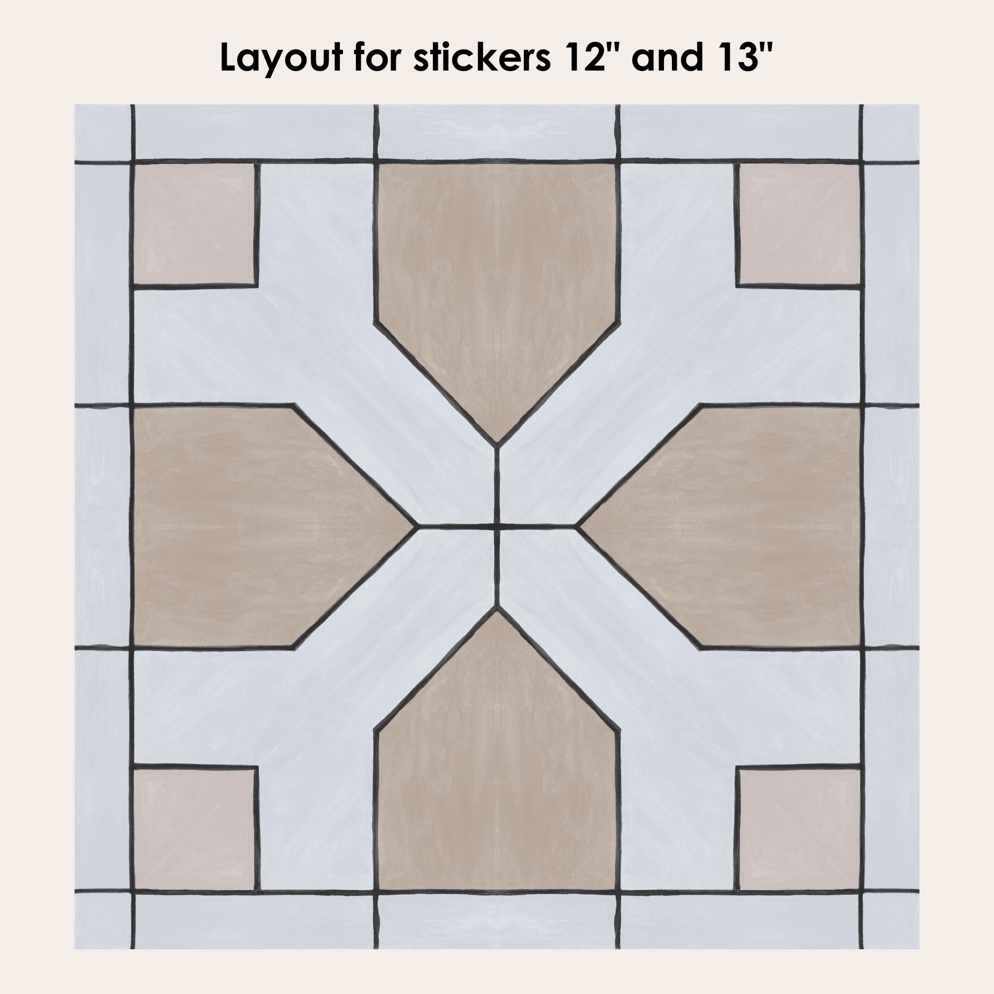 Delphi Vinyl Tile Sticker