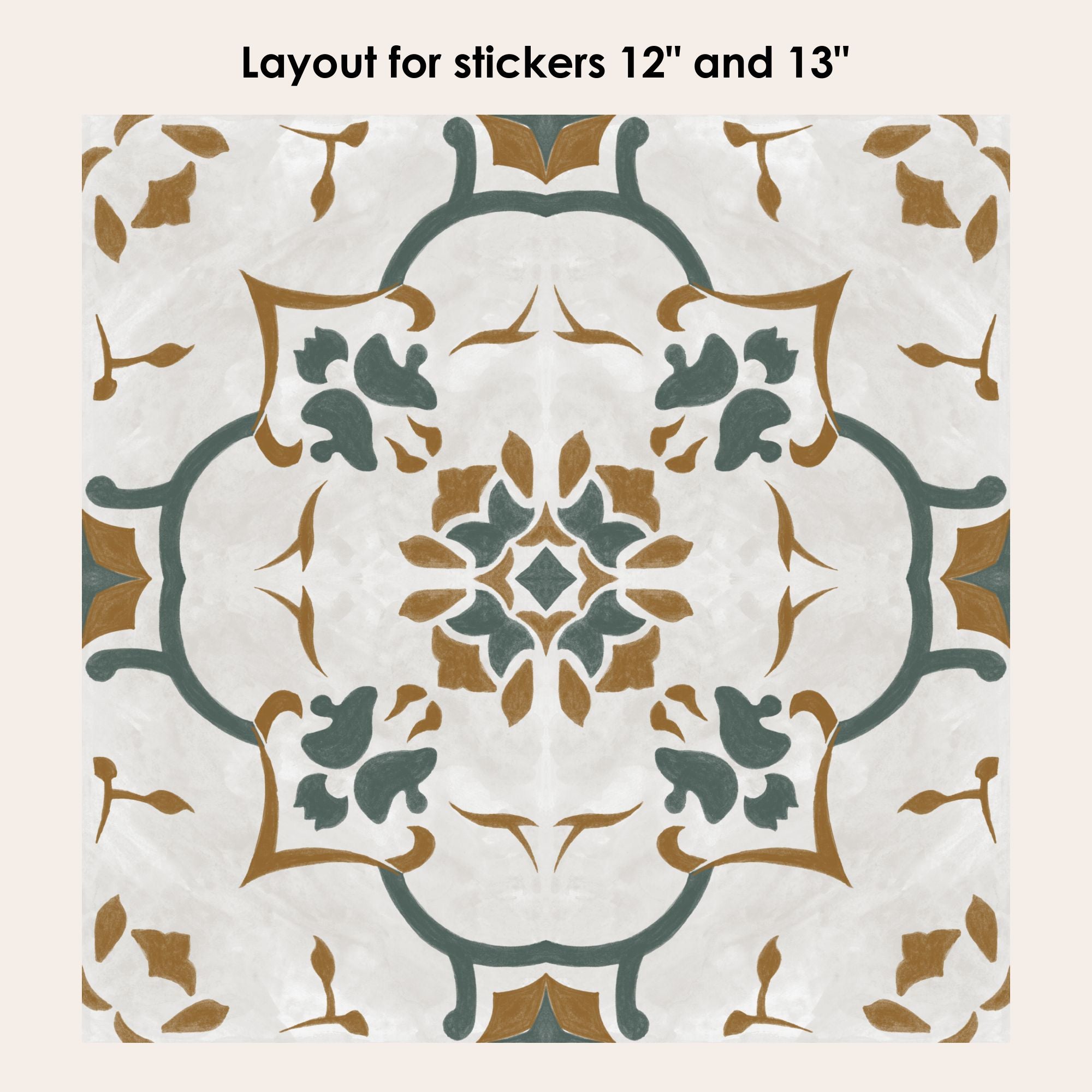 Algarve Vinyl Tile Sticker