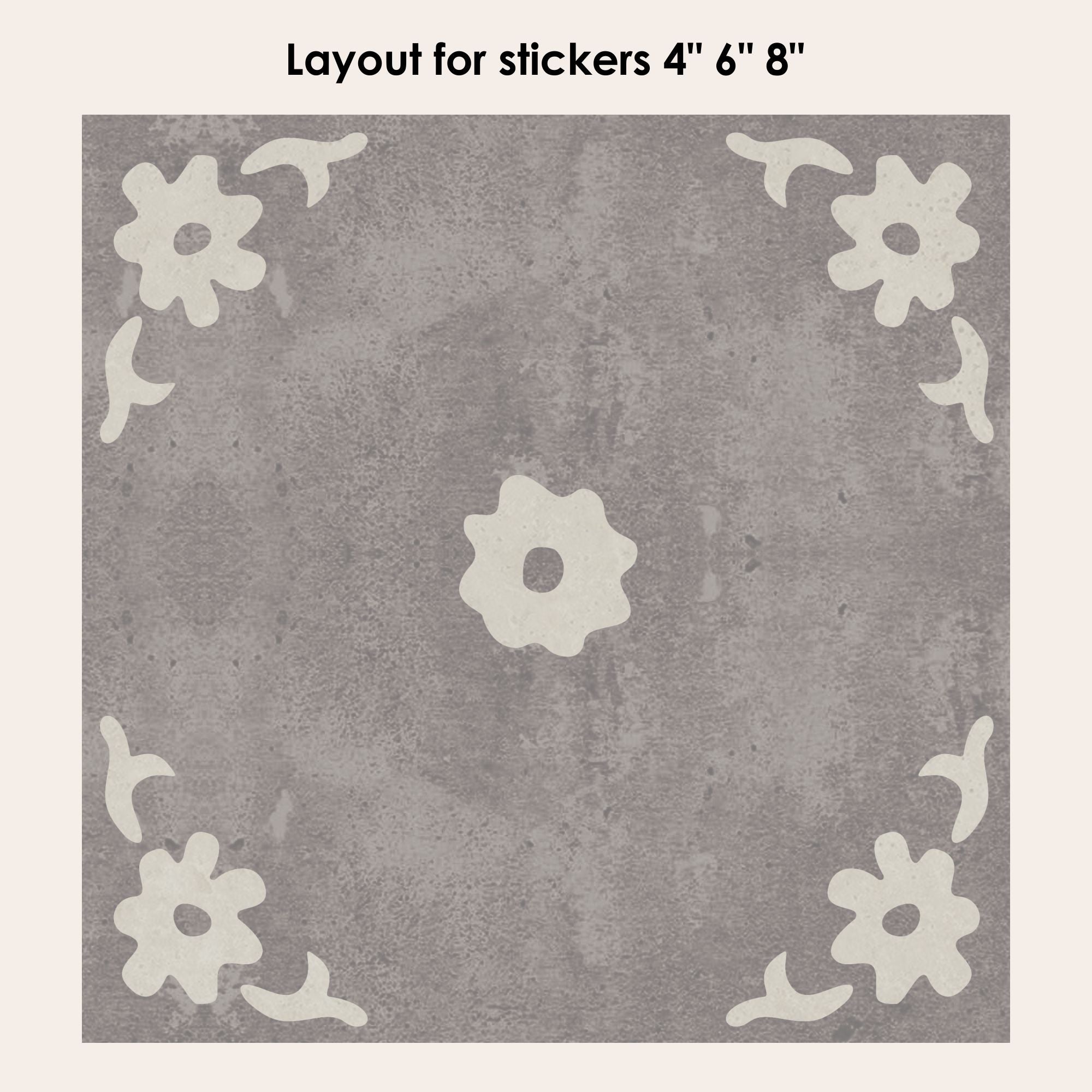 Prairie Slate Vinyl Tile Sticker