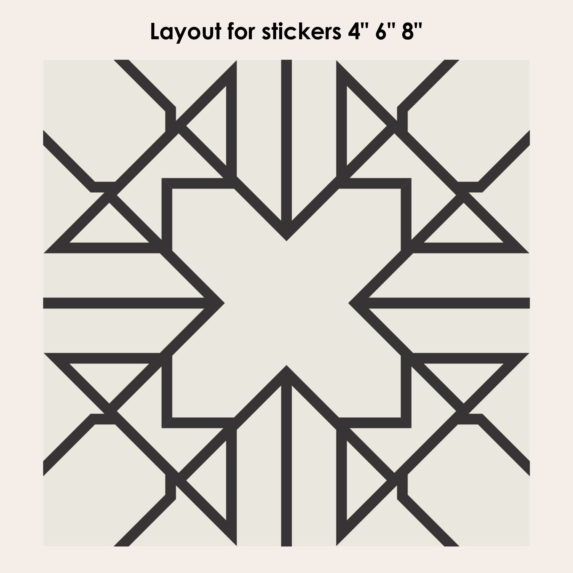 Antioche Vinyl Tile Sticker