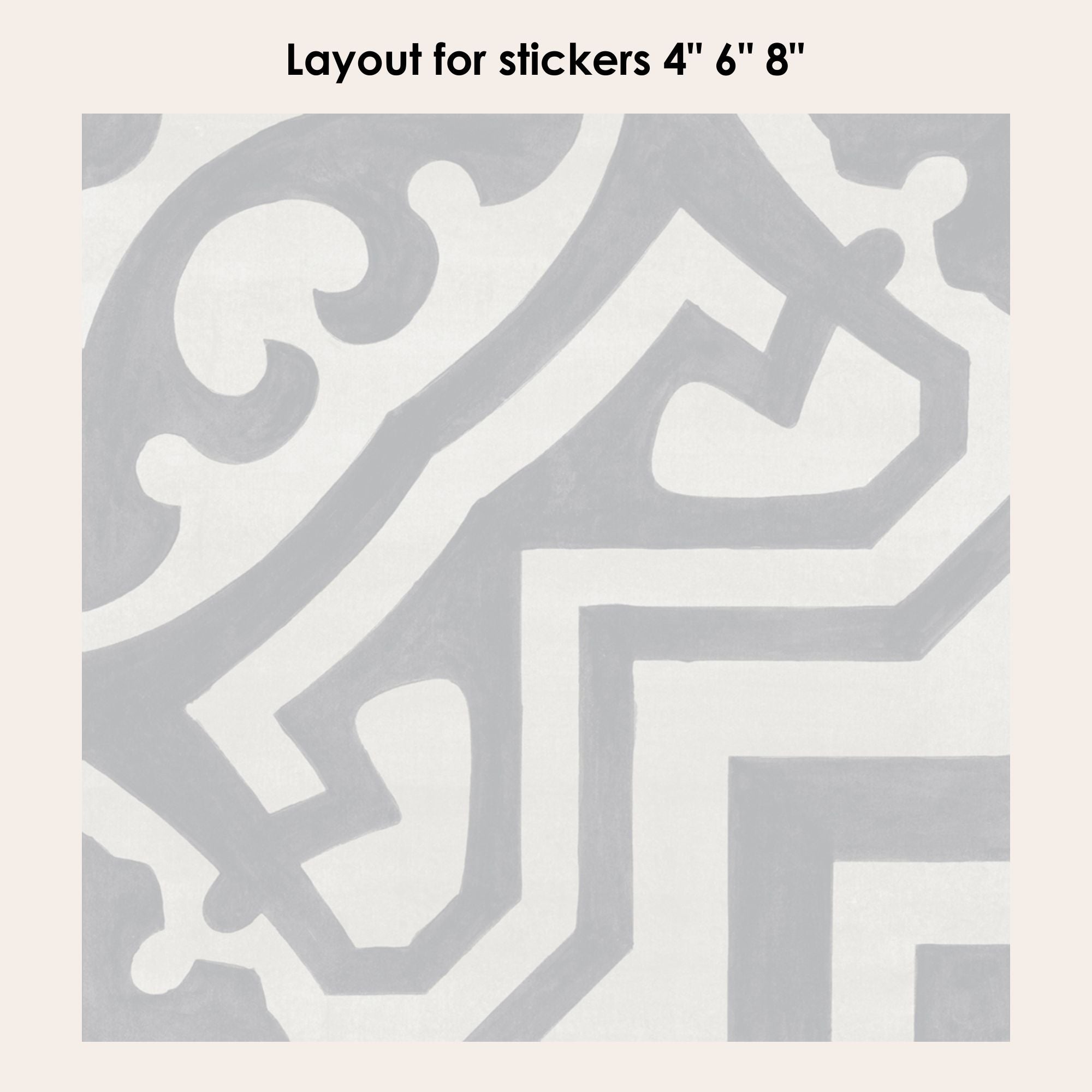 Alba Vinyl Tile Sticker