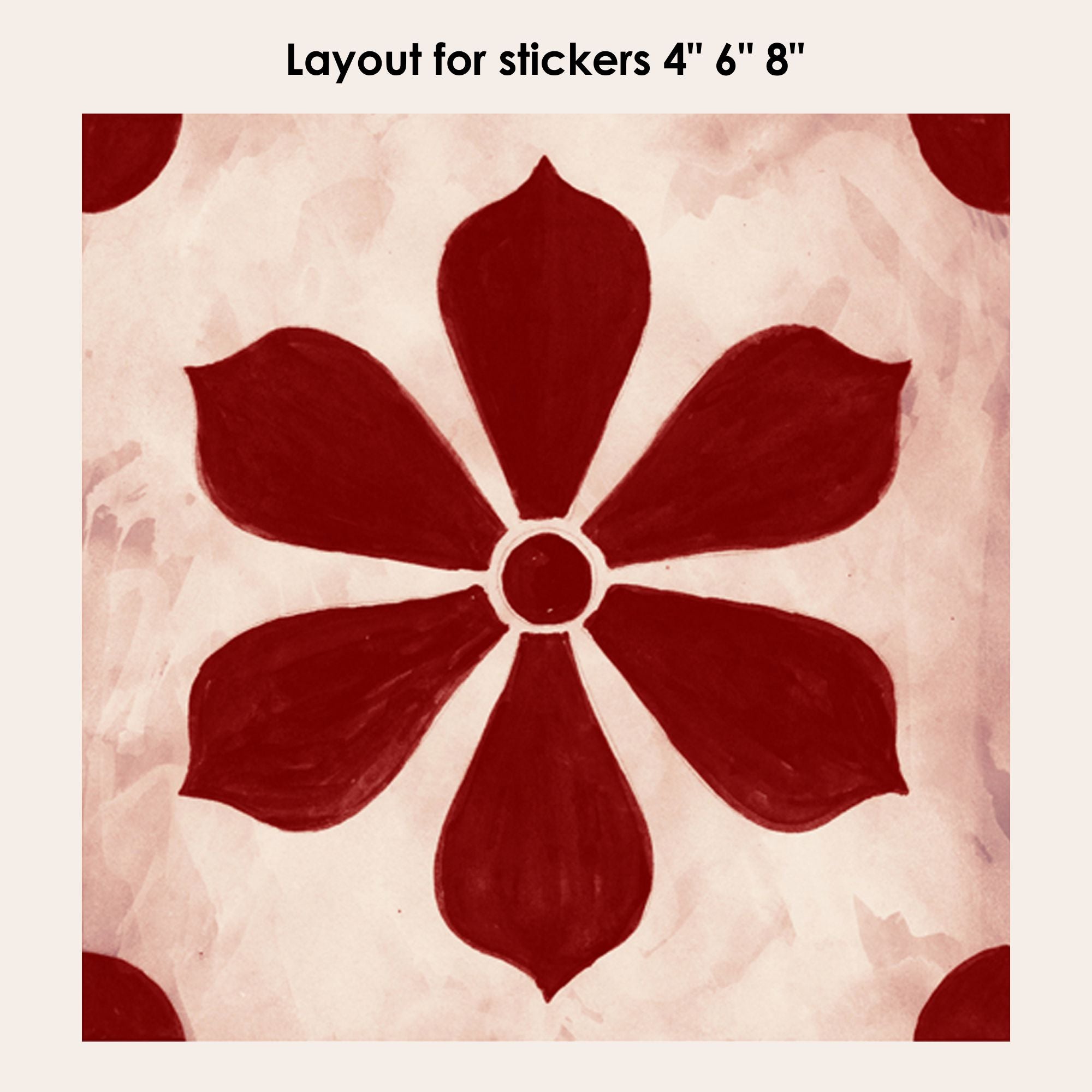 Moroccan Tile Sticker - TenStickers