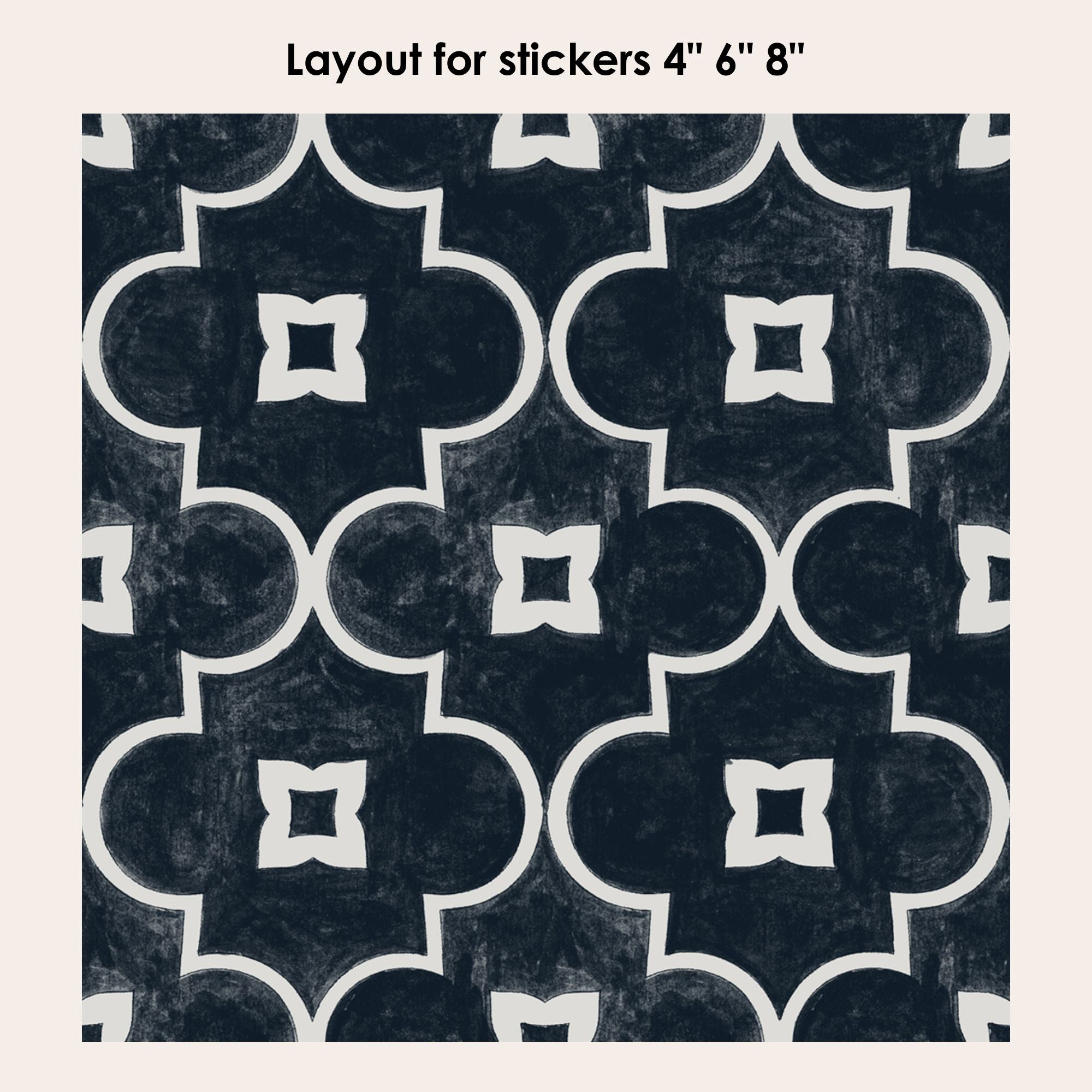 Arabelle Vinyl Tile Sticker