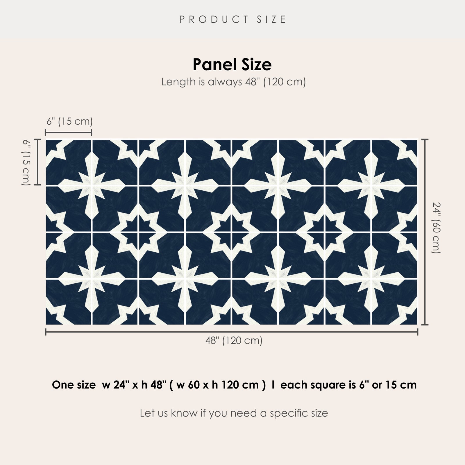 Apollo Vinyl Tile Sticker