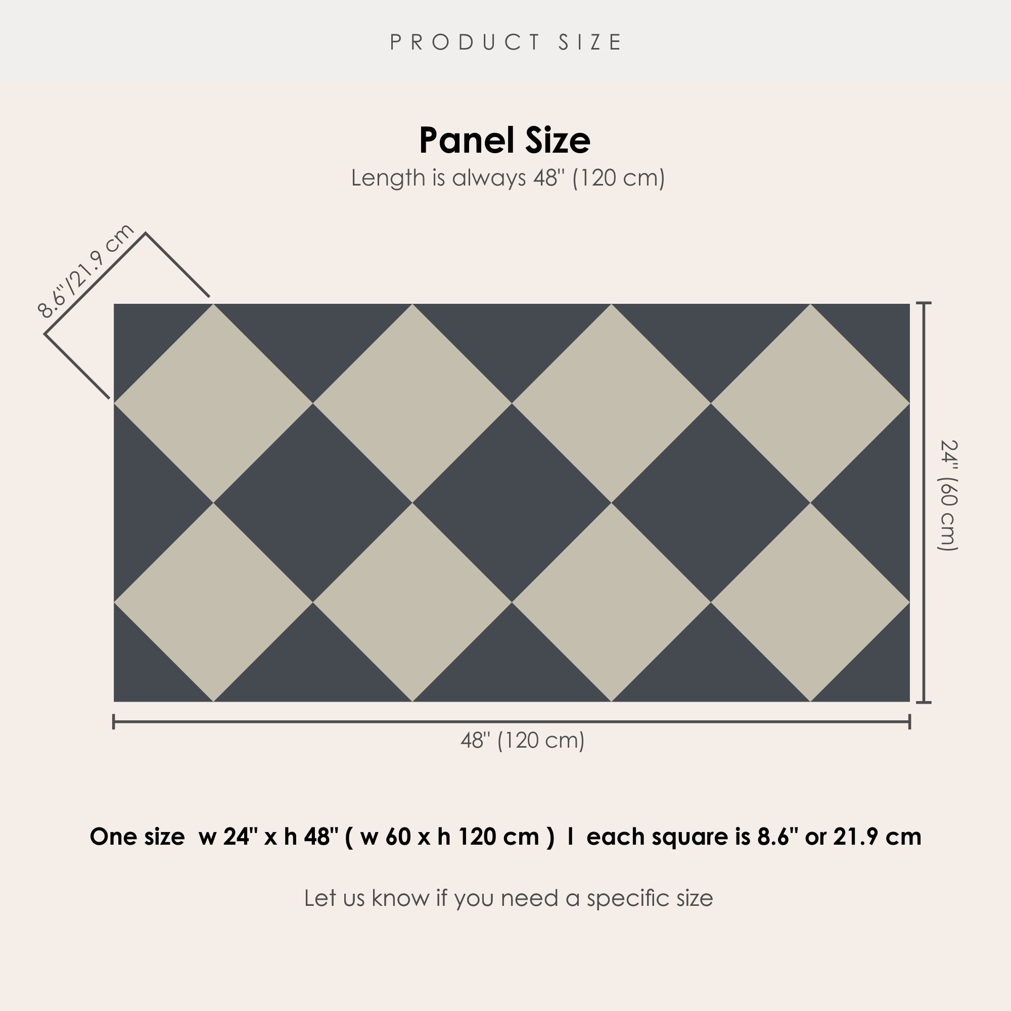 Checkerboard Tile Stickers  in Old Navy and Sepia