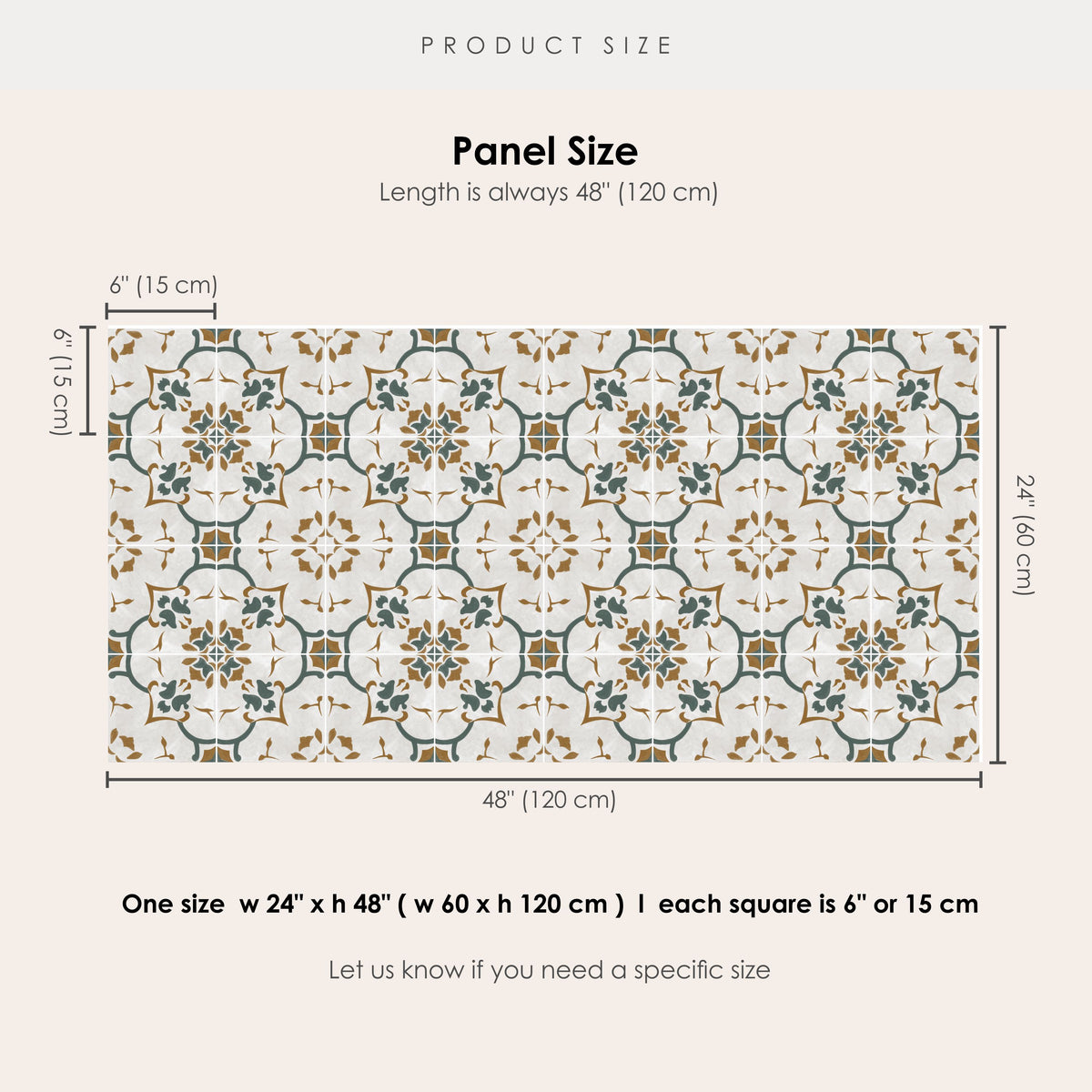 Algarve Vinyl Tile Sticker