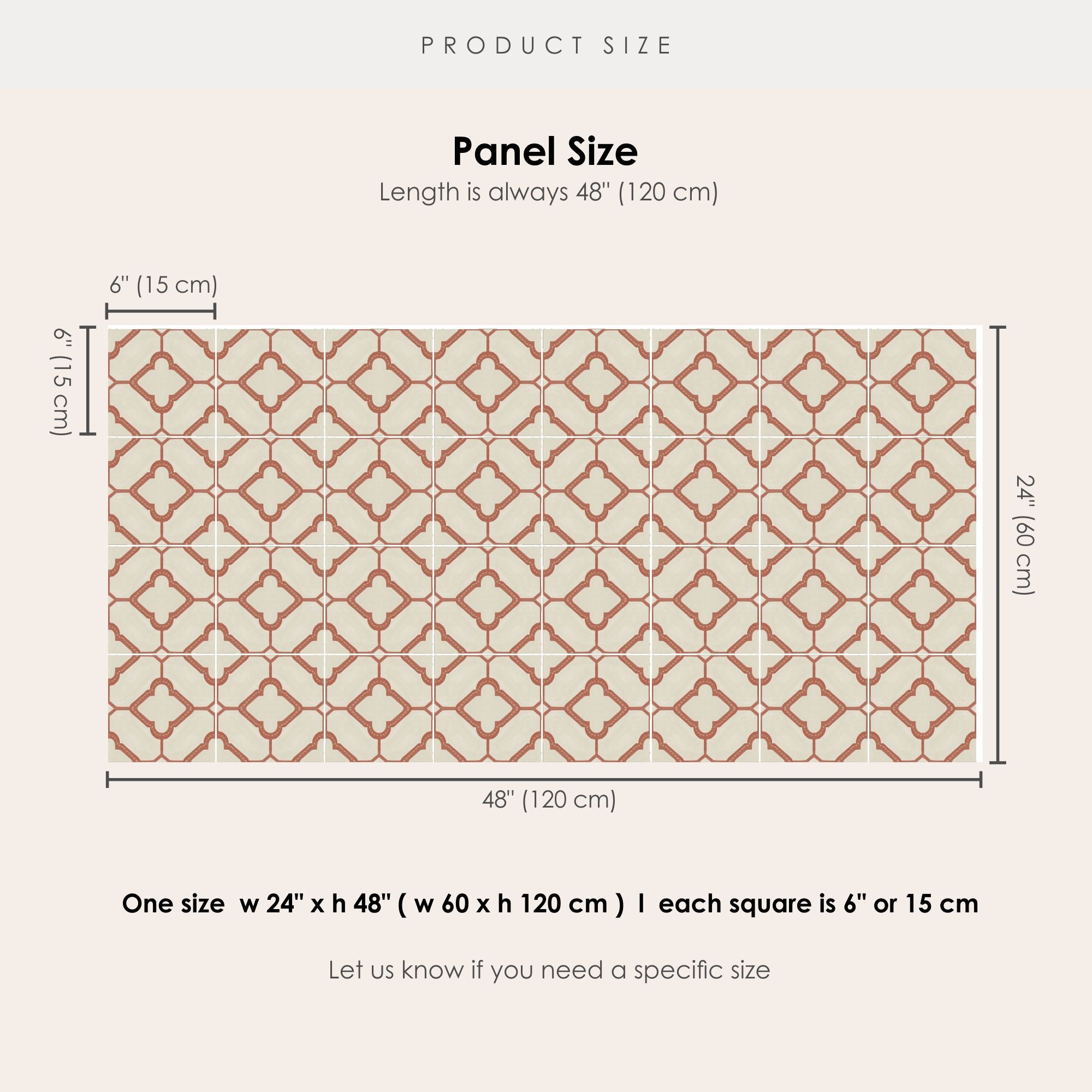 Marbella Vinyl Tile Sticker