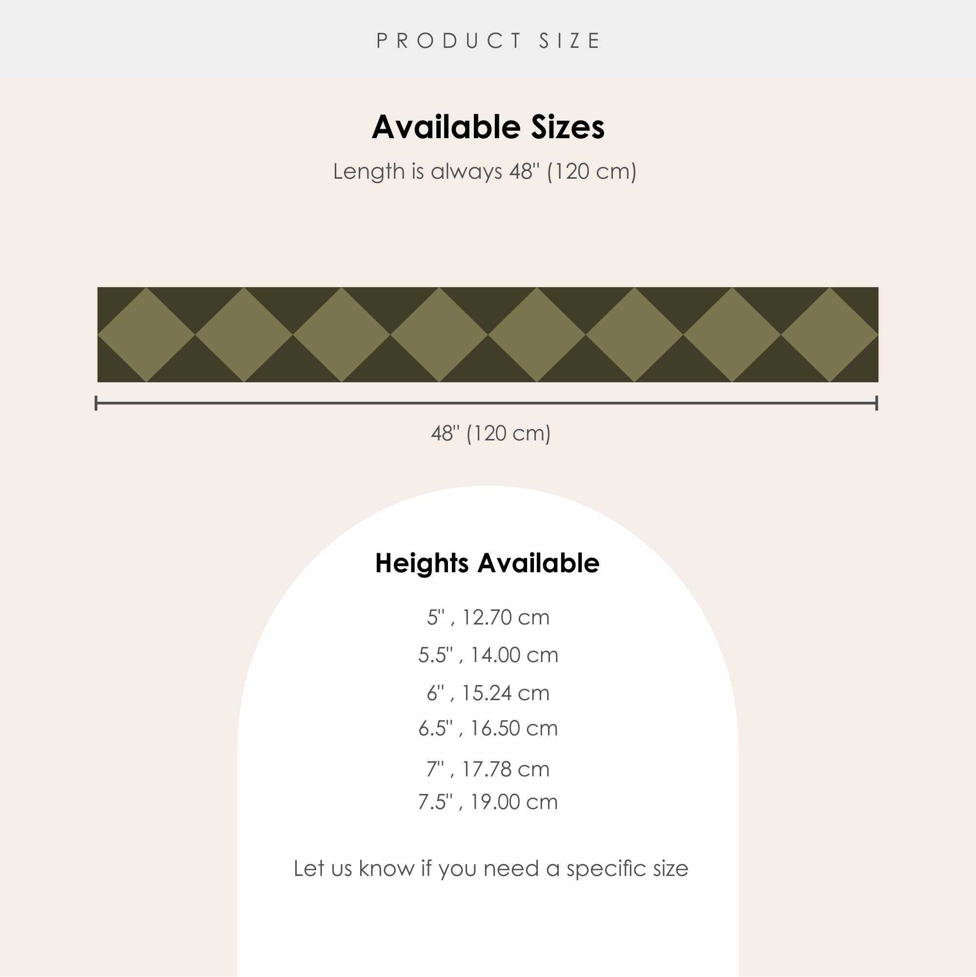 Checkerboard Stair Riser Stickers Spruce and Dark Olive