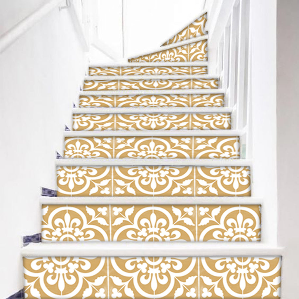 Corona in Gold Stair Riser Stickers