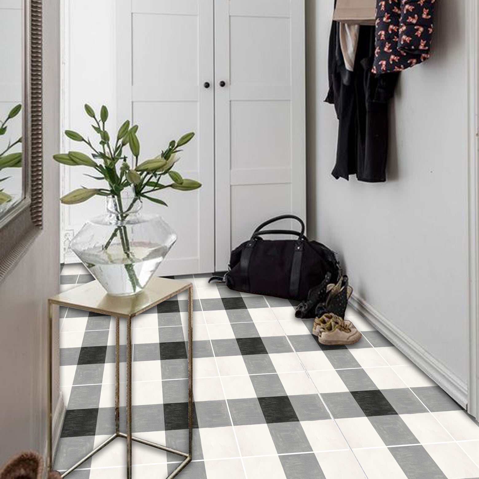 Vichy Vinyl Tile Sticker