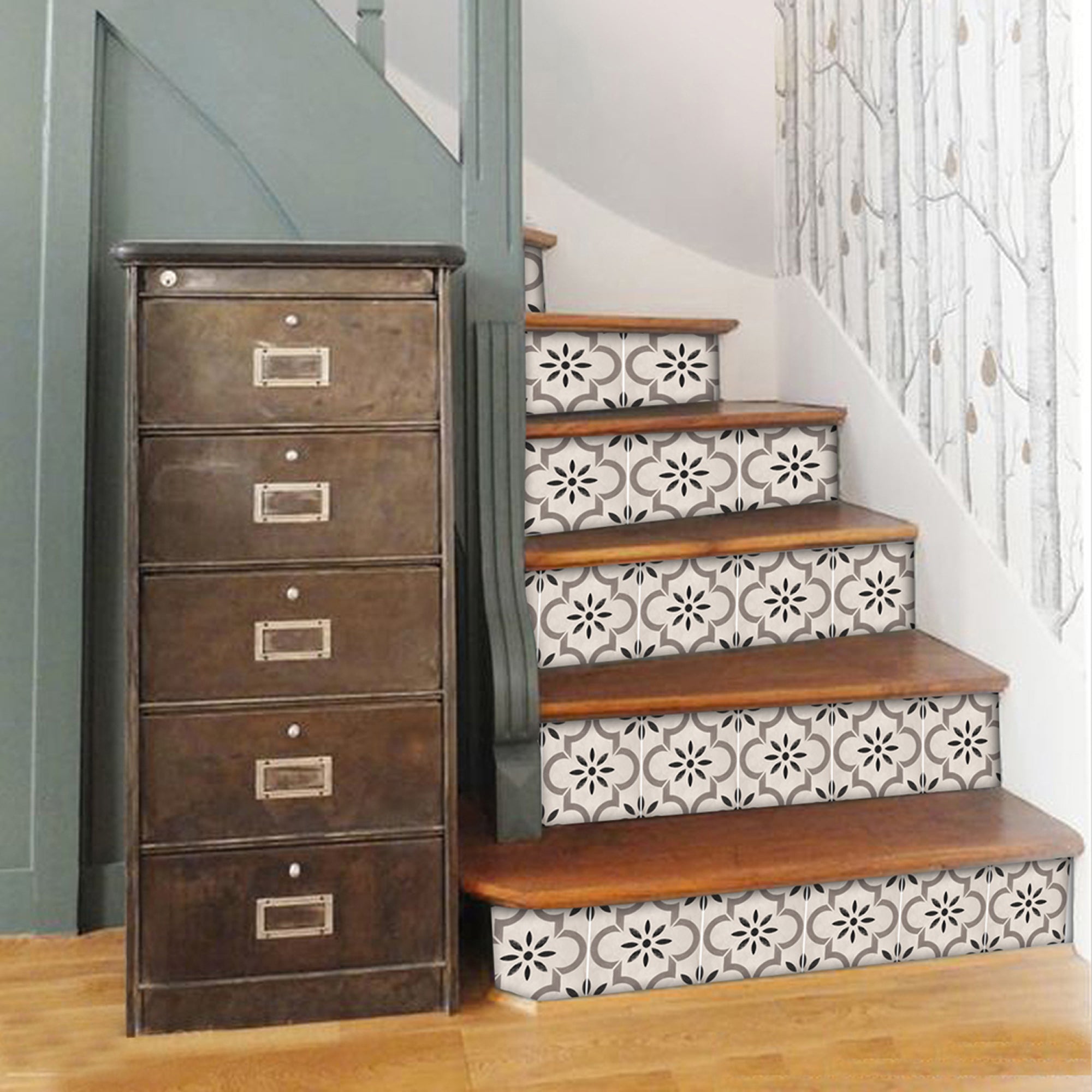 PROMO! Marta Stair Riser Stickers - 6 strips in 16.3 cm height x 120 cm long