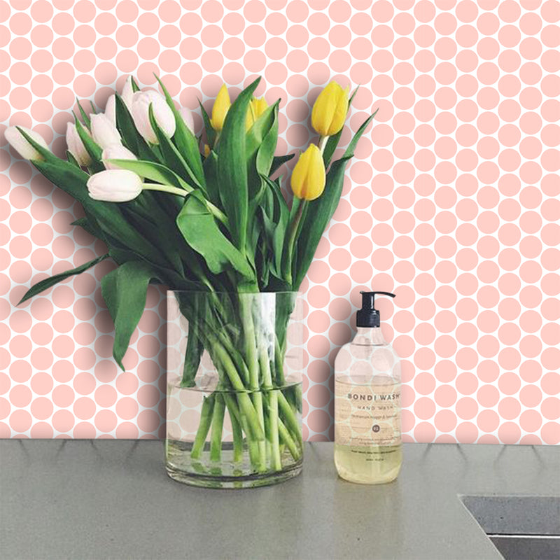 Penny Round in Pink Wallpaper