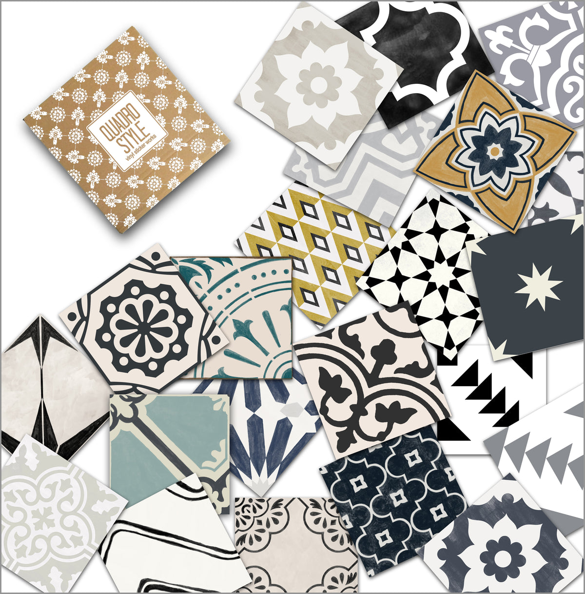 24 Best-Sellers Tile Sticker Sampler Gift Set inc. Free Shipping